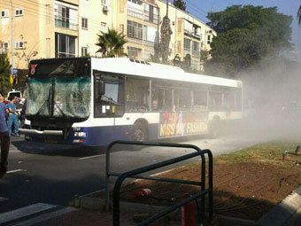 В центре Тель-Авива взорван автобус