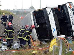 Во Франции перевернулся польский автобус, есть жертвы