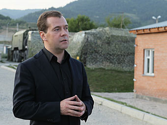 Грузия обвинила Медведева в нарушении государственной границы