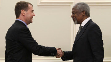 Медведев: Миссия Аннана может быть последним шансом для Сирии