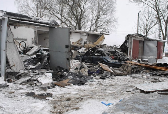 Белорус серьезно пострадал при взрыве в польской Сокулке (Фото)