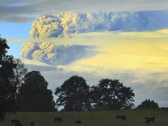 Облако от чилийского вулкана обогнуло земной шар