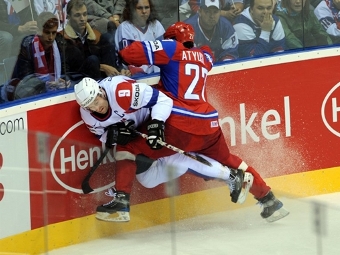 Россия обыграла Словению на чемпионате мира по хоккею