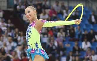 Мелитина Станюта завоевала три бронзы на турнире Гран-при по художественной гимнастике