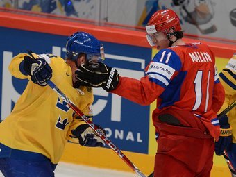 Россия разгромила Швецию на чемпионате мира по хоккею