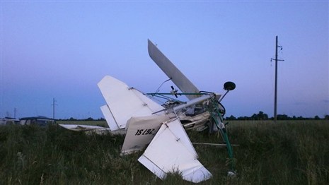 На Гомельщине разбился самолет: есть жертвы