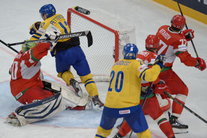 Беларусь проиграла Швеции на чемпионате мира по хоккею