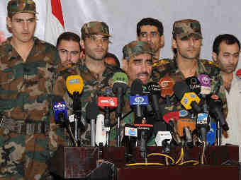 Группа сирийских повстанцев перешла на сторону правительства