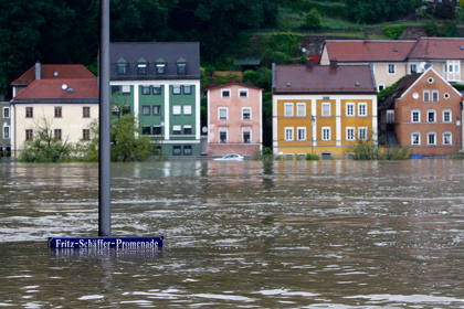Наводнение в немецком Пассау признали самым сильным за пять веков