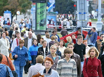 В 2010 году численность населения Беларуси сократилась на 10 тыс.