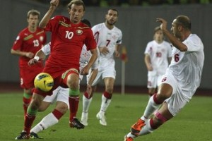 Беларусь проиграла Грузии на старте квалификации ЧМ-2014