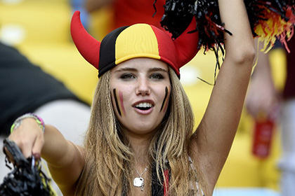 Бельгийка стала моделью после матча с Россией на чемпионате мира (Видео)