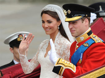 Свадьба принца Уильяма и Кейт Миддлтон заполонила Twitter