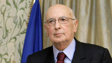 Джорджо Наполитано переизбран президентом Италии