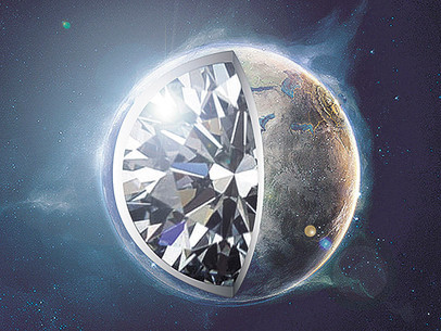 Ученые открыли планету, усыпанную алмазами