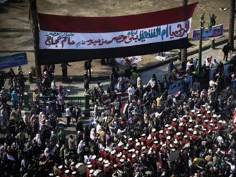 Тысячи человек собрались в Каире для участия в Марше победы