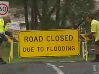На северо-востоке Австралии началось наводнение