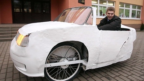 Гродненский школьник собрал электромобиль